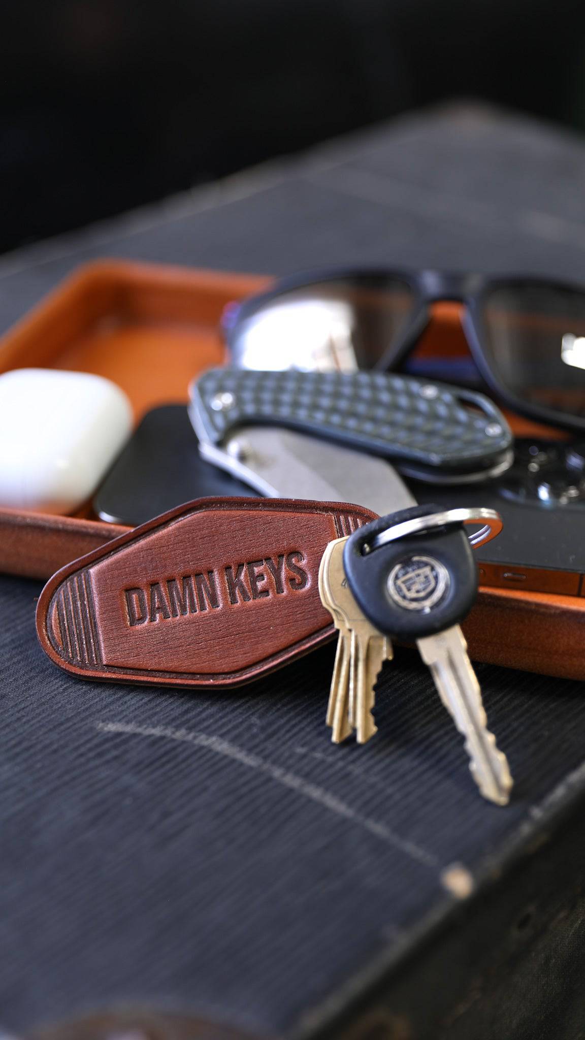 Dad's Keychain - Lifetime Leather Co