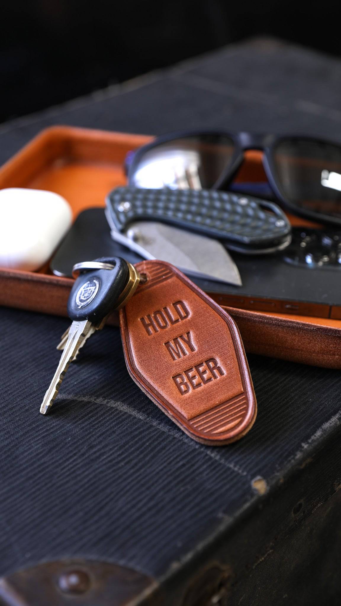 Dad's Keychain - Lifetime Leather Co