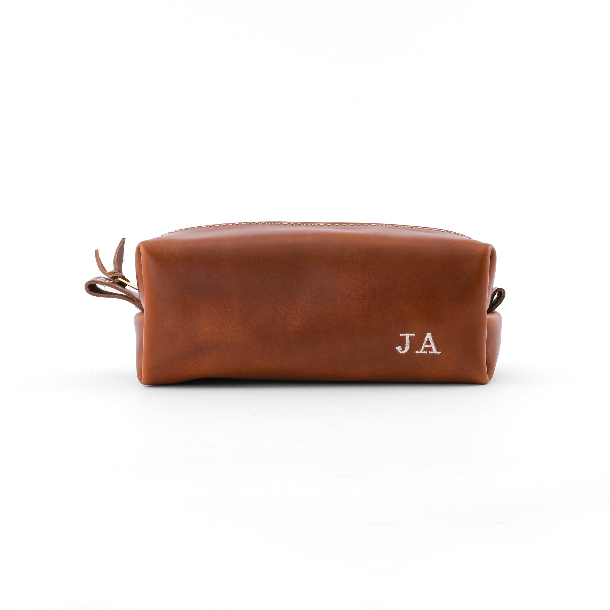 Lifetime Leather Co toiletry bag with handle
