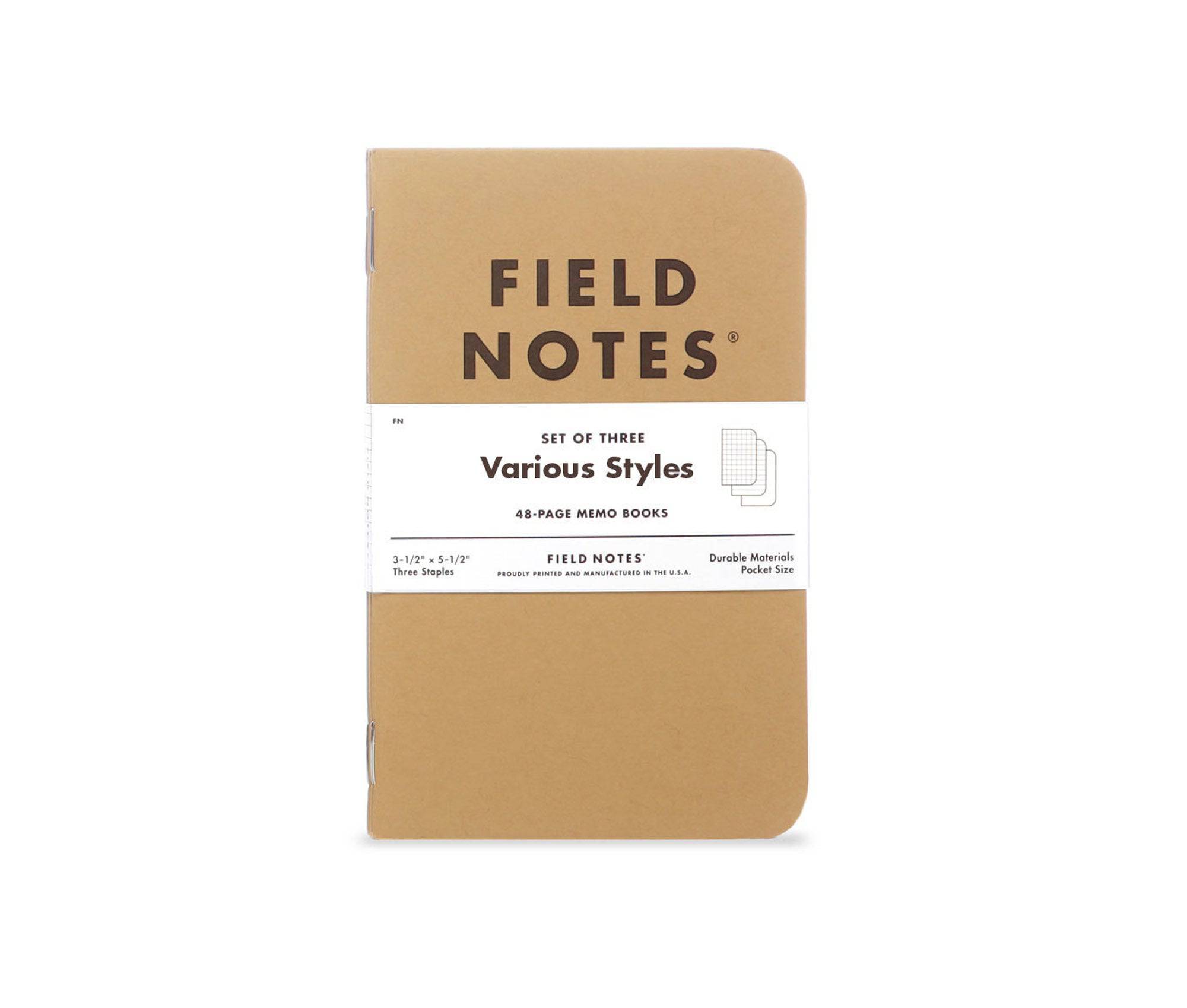 Field Notes Journals (3Pack) Lifetime Leather Co