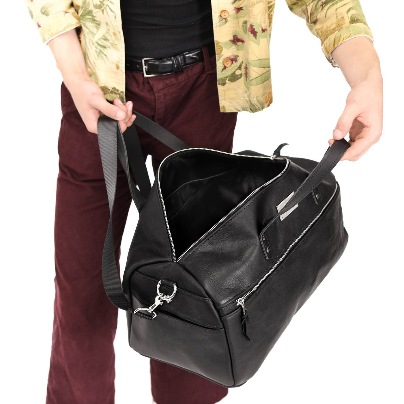 Luxury Leather Duffel Bag - Lifetime Leather Co