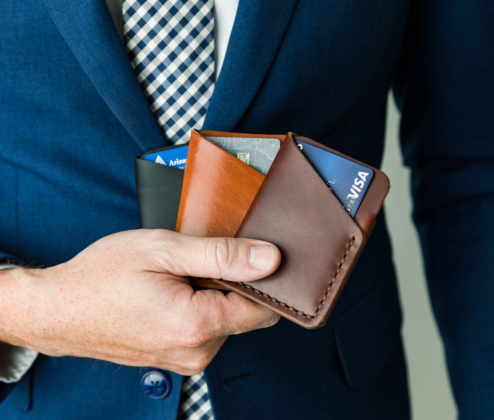 Slim Leather Wallets | Lifetime Leather – Lifetime Leather Co