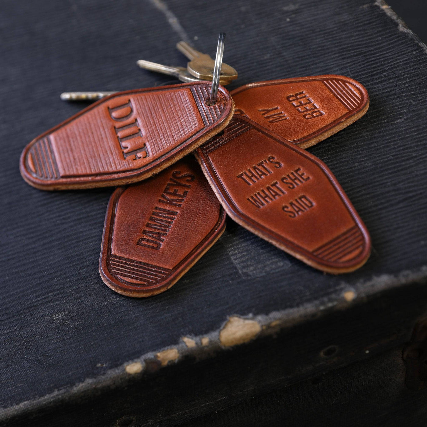 Dad's Keychain - Lifetime Leather Co
