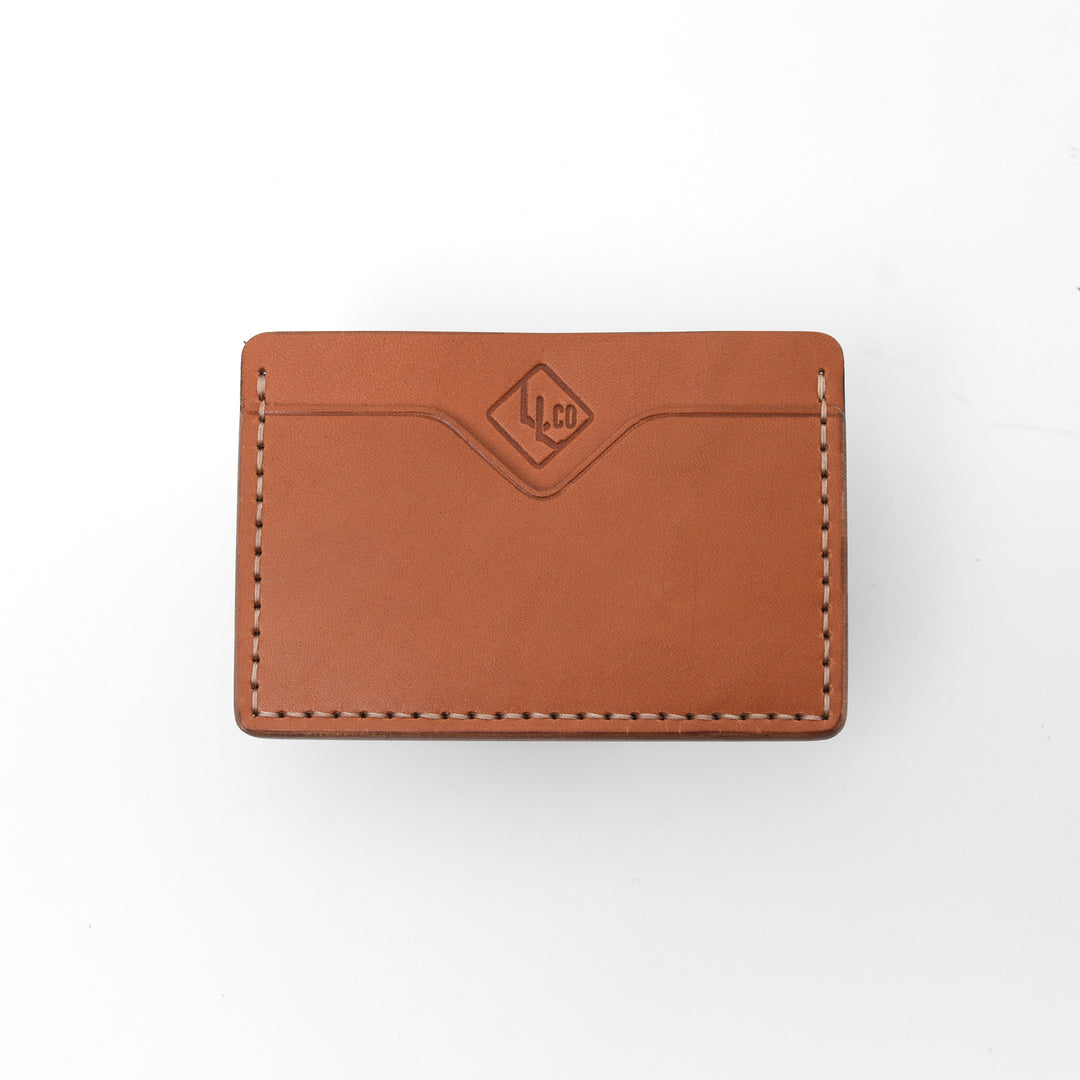 [color:Natural Russet] Signature Minimalist Wallet - Lifetime Leather Co