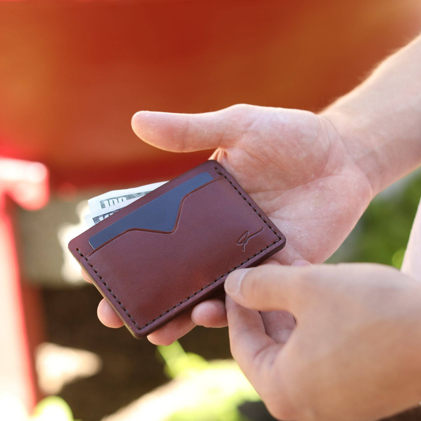 Signature Minimalist Wallet - Lifetime Leather Co