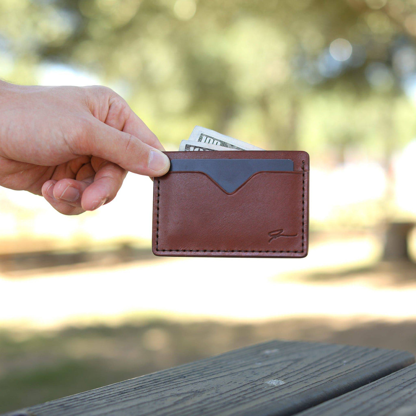 Signature Minimalist Wallet - Lifetime Leather Co