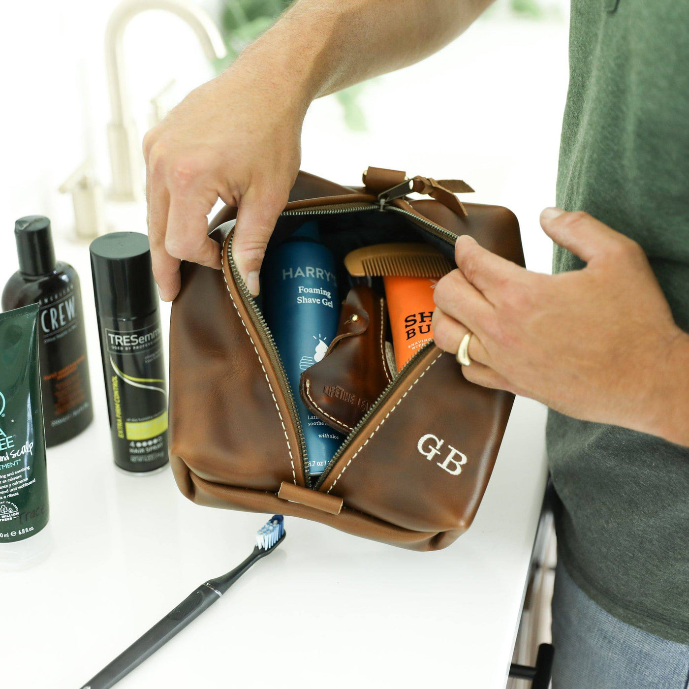 Heirloom Toiletry Bag - Lifetime Leather Co