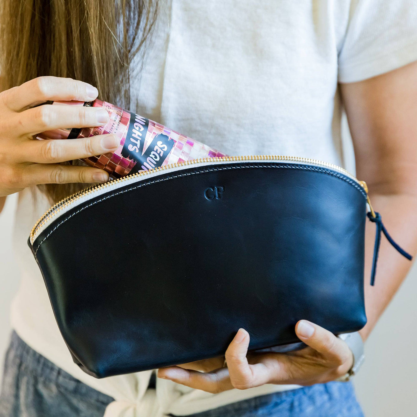 Eclipse Cosmetic Bag - Lifetime Leather Co