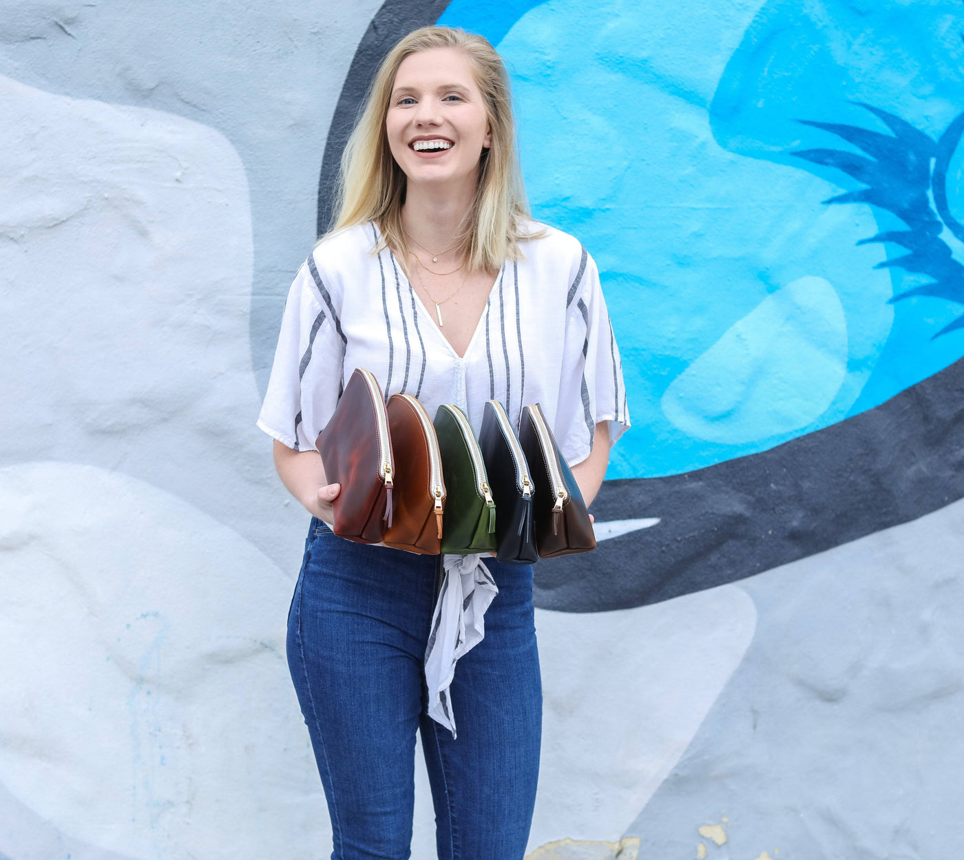 Eclipse Cosmetic Bag - Lifetime Leather Co