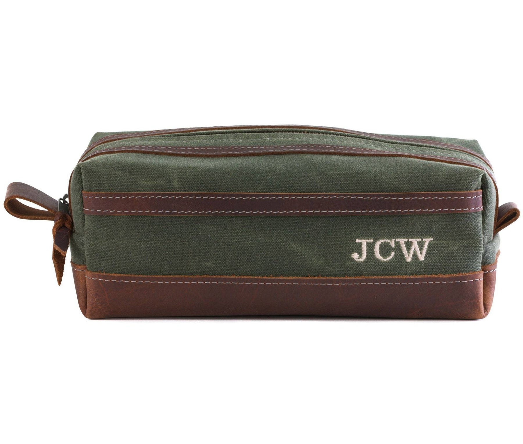 Green Canvas Toiletry Bag main image 0