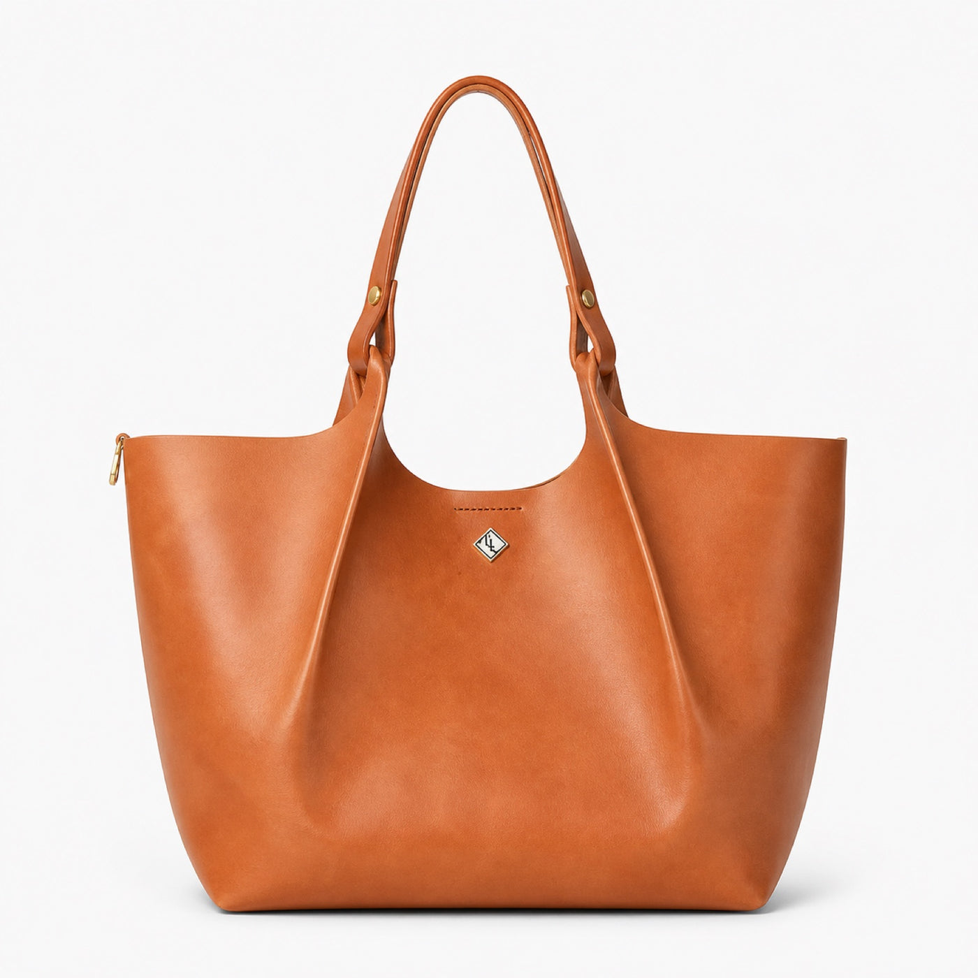 [color:Pebbled Tan] Avalon Purse — Pebbled Tan, front view