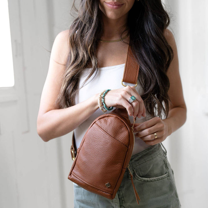 fossil megan mini backpack black Sling Bag CHESTNUT