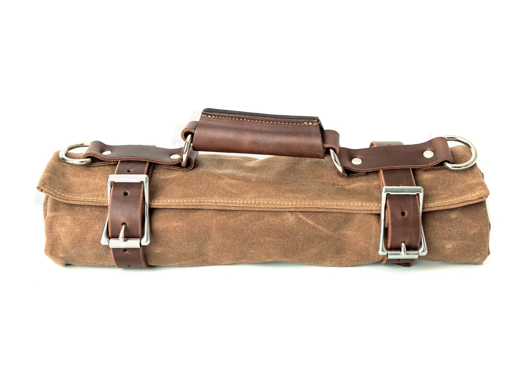 Tooled Leather Utility Roll — Meggabyte Leather