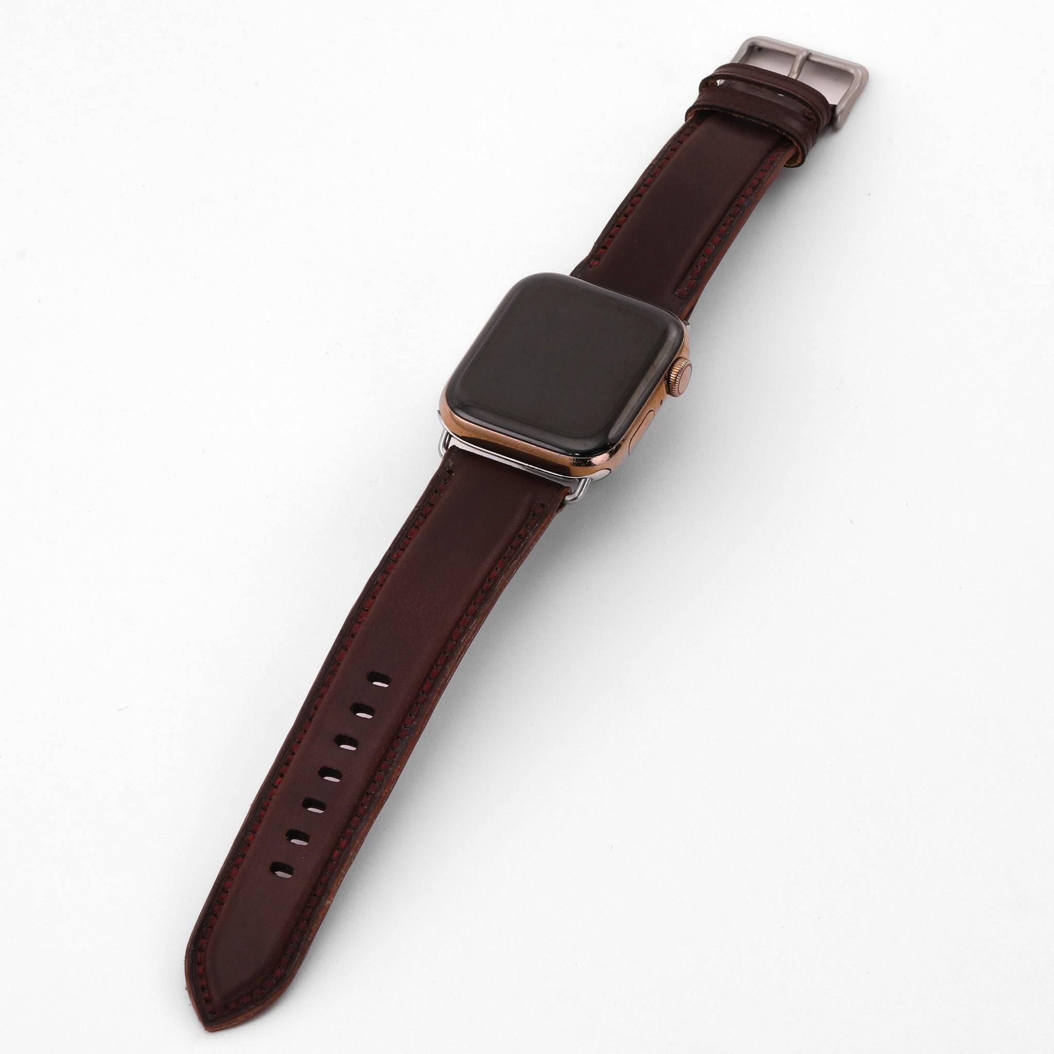 Luxury Apple Band - Cordovan – Lifetime Leather Co