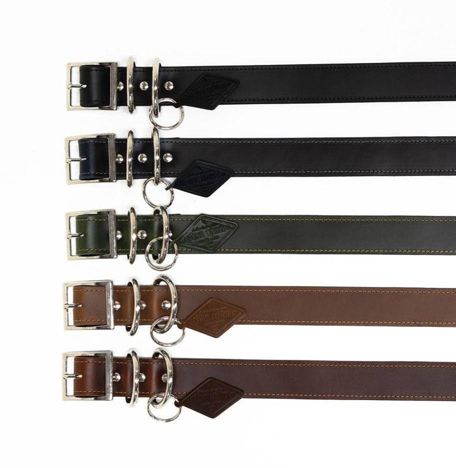 [lifestyle] Leather Dog Collar - Designer - Lifetime Leather Co