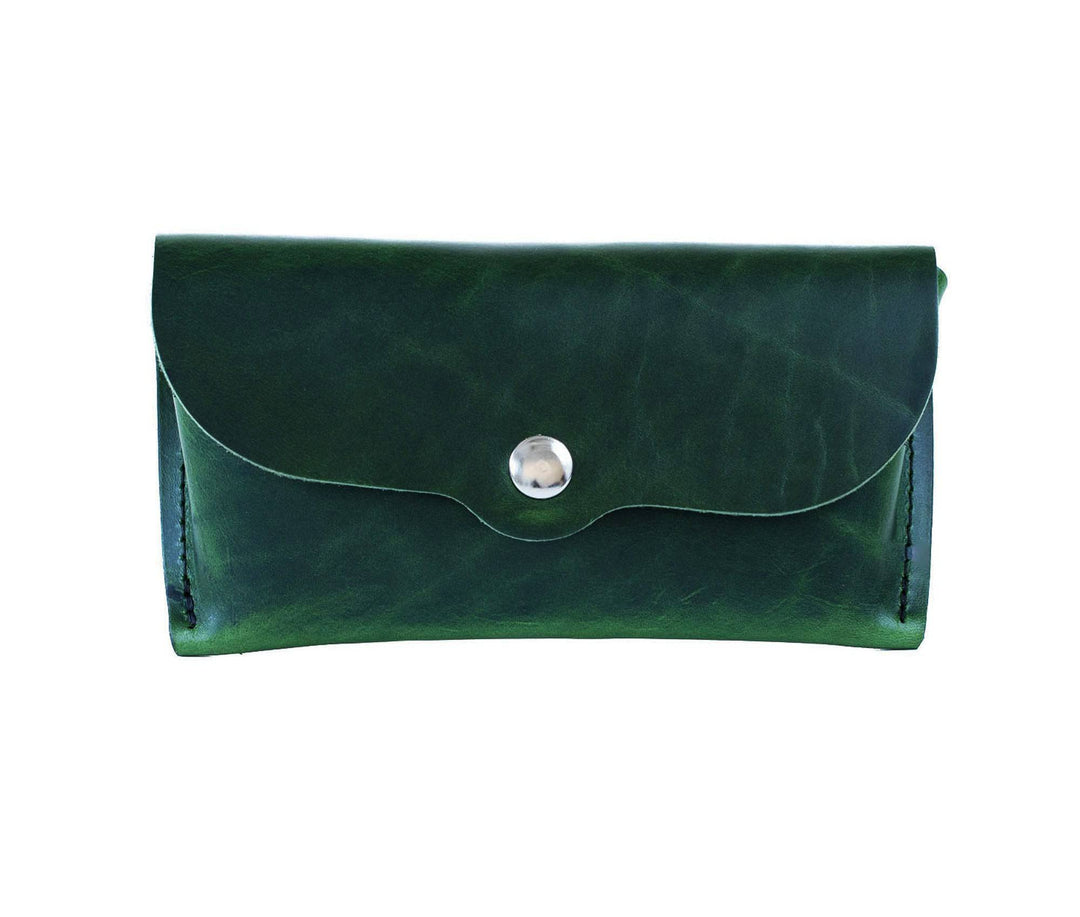 [color:Emerald Green] Eyeglasses Case - Lifetime Leather Co