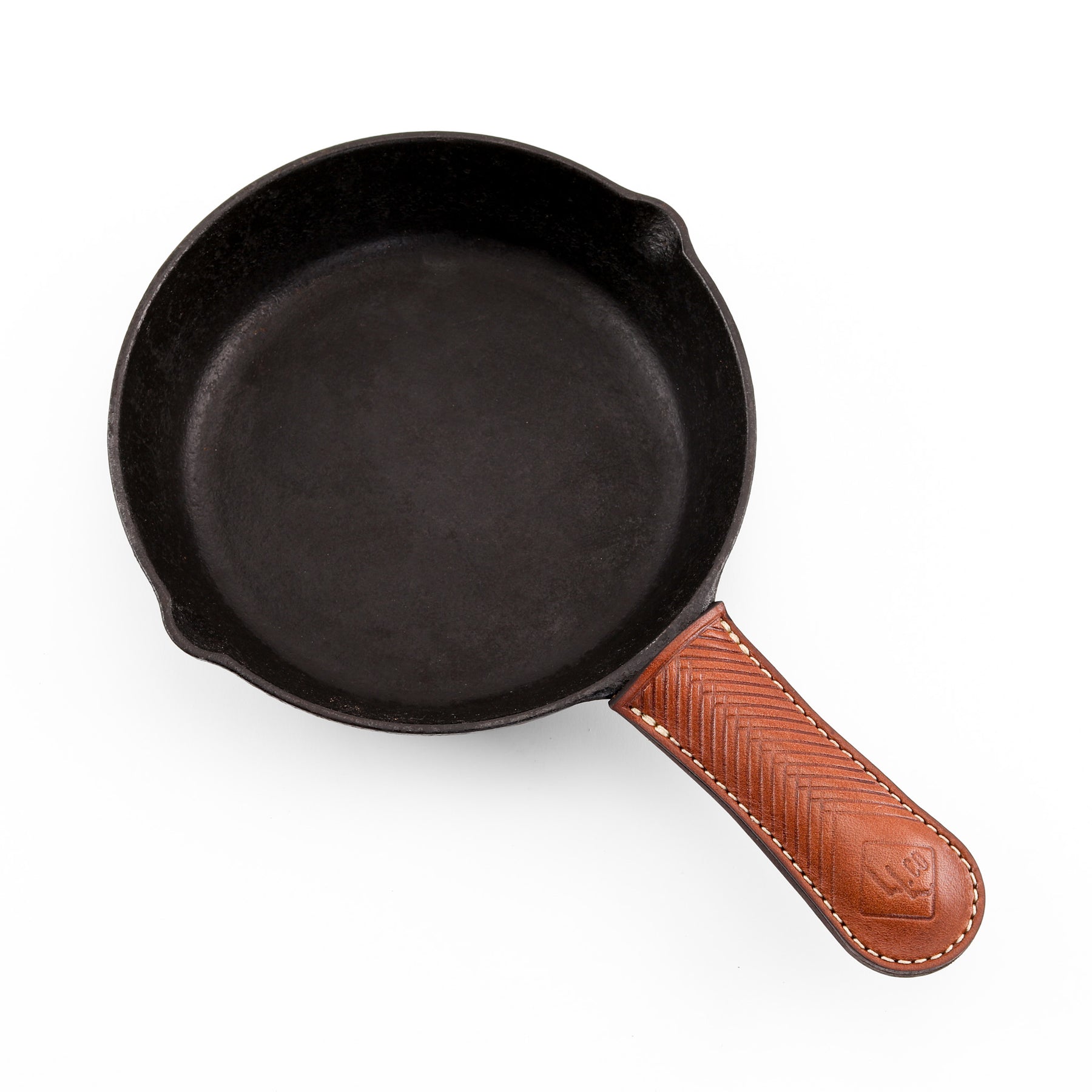  Leather Cast Iron Skillet Pan Handle Cover - Made In