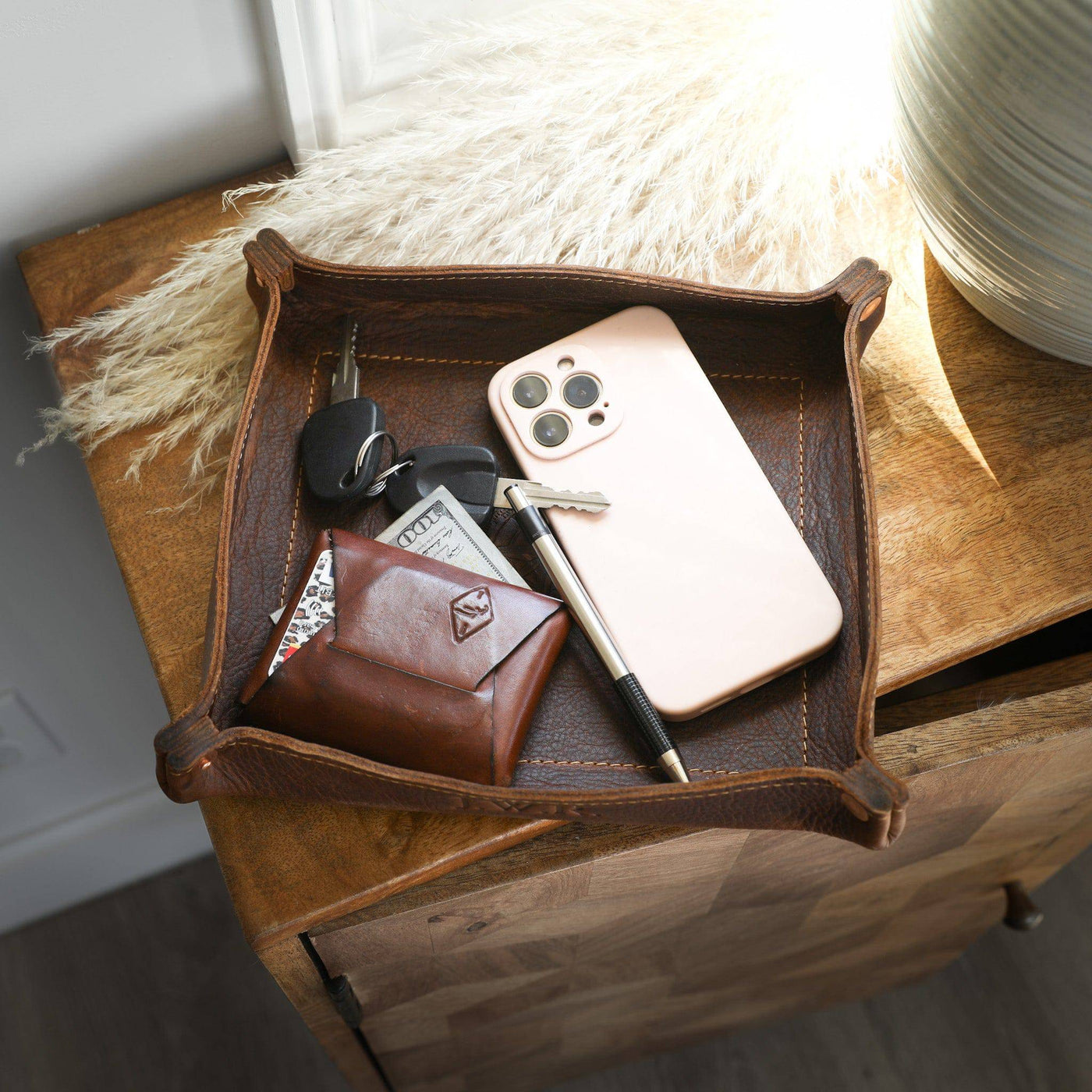 Rivet Valet Tray - Lifetime Leather Co