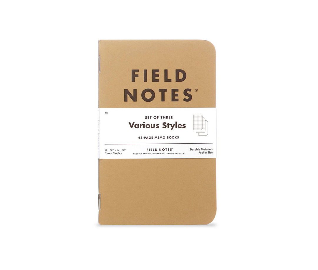 Field Notes Journals (3-Pack) - Lifetime Leather Co