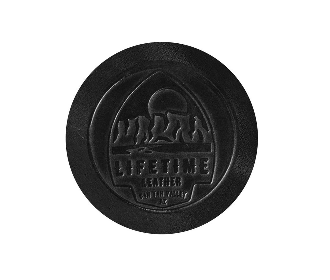 [color:Oxford Black] Genuine Leather Coaster Set (4) - Lifetime Leather Co