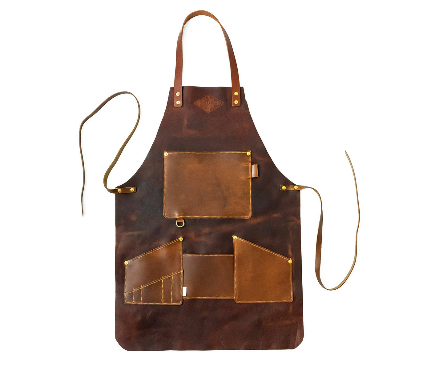 [color:Harvest Natural] Leather Apron - Lifetime Leather Co