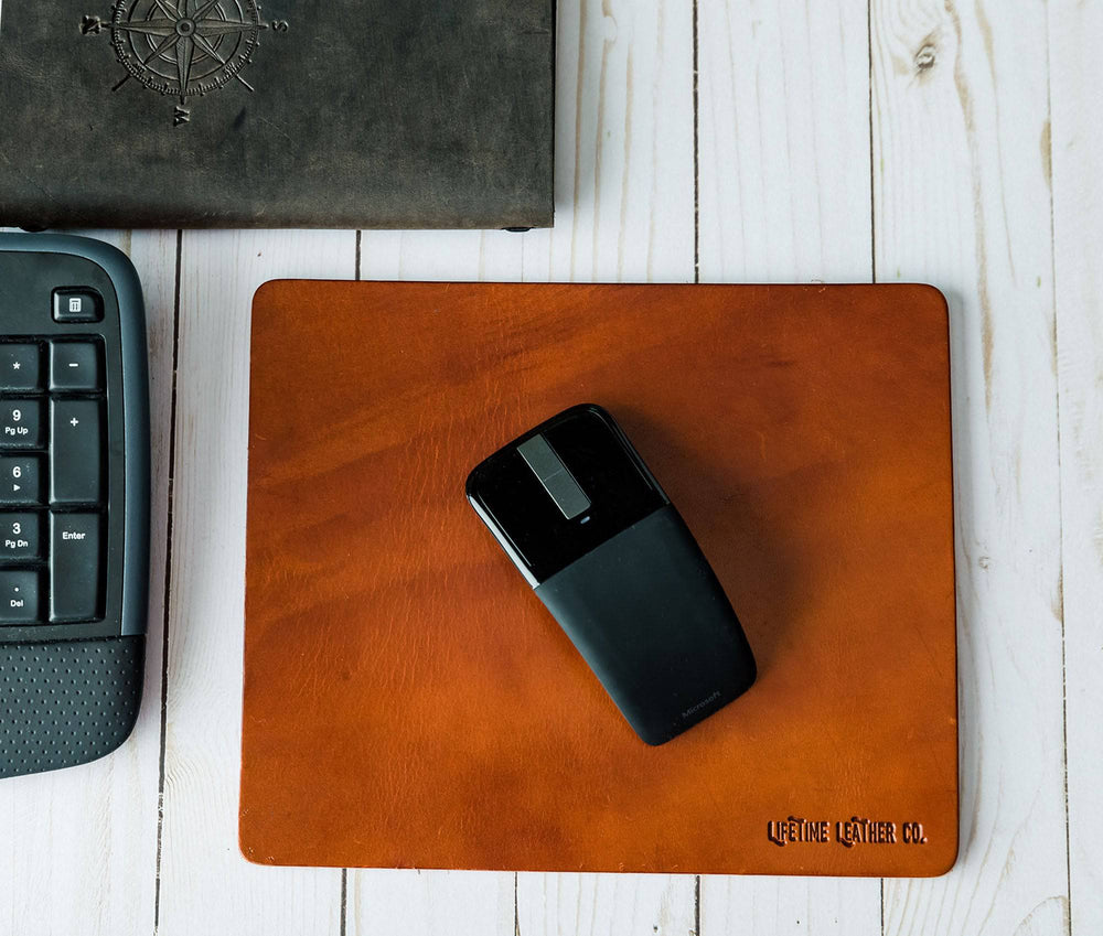[lifestyle] Leather Mouse Pad - Lifetime Leather Co