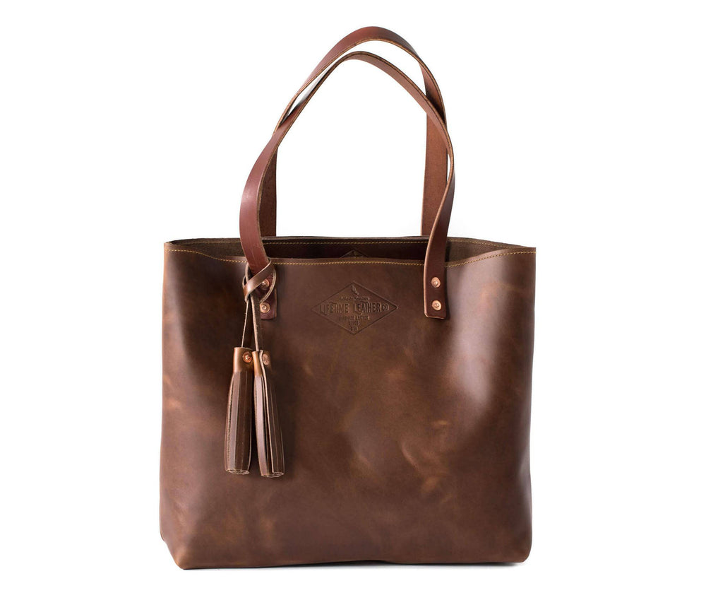 [color:Oxford Natural] Lifetime Tote - Lifetime Leather Co