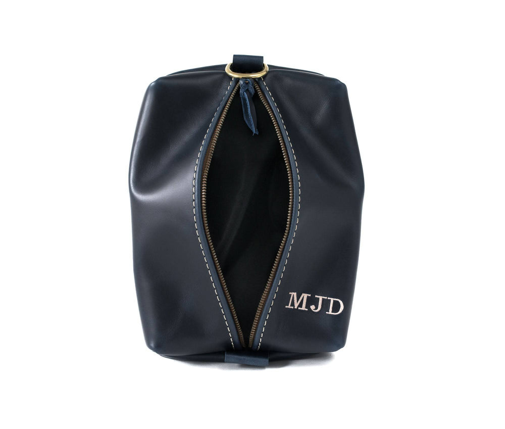 [color:Ink Blue] Heirloom Toiletry Bag - Lifetime Leather Co