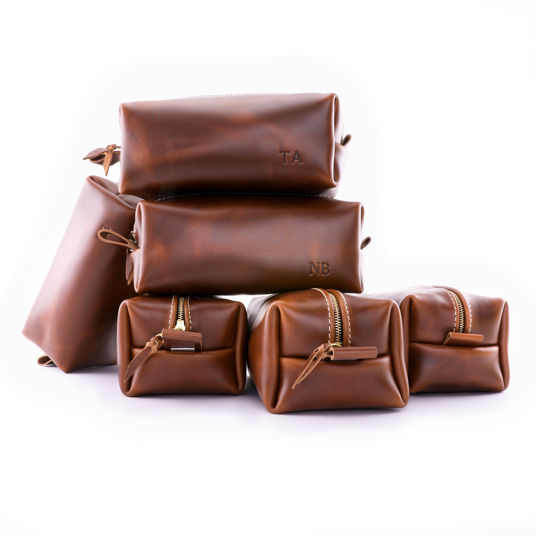 Hides Brand Rectangular Brown Leather Dopp Kit – Taylor's Leatherwear, Inc.