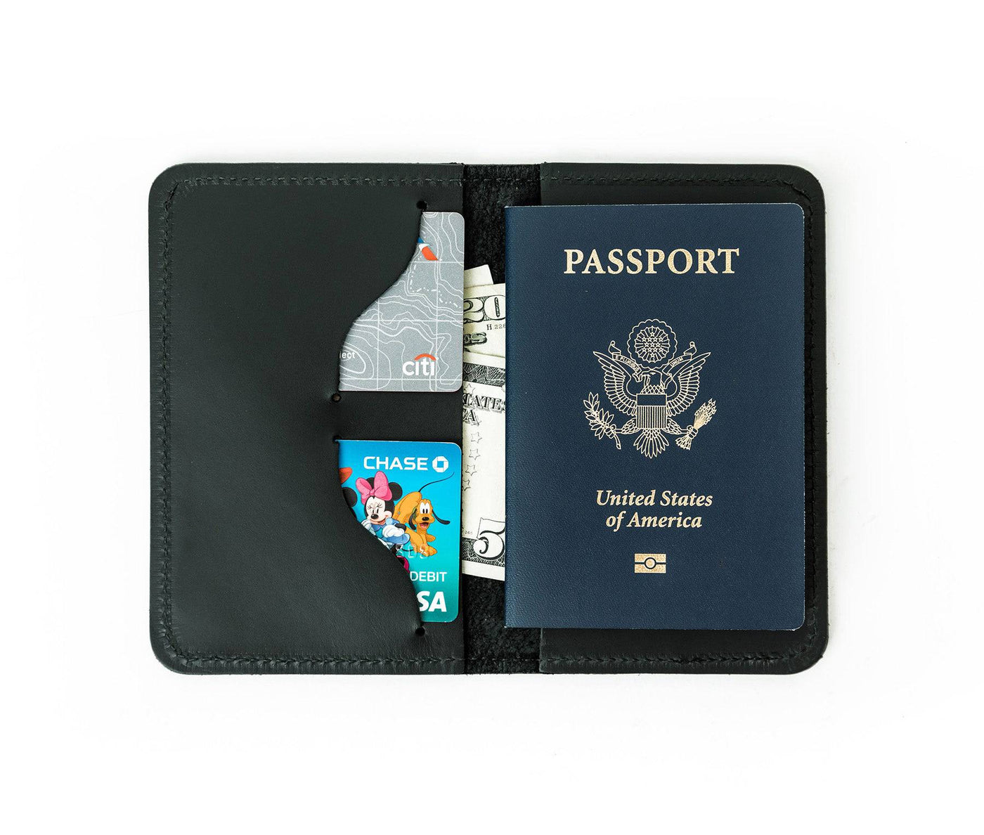 [color:Oxford Black] Passport Covers - Lifetime Leather Co