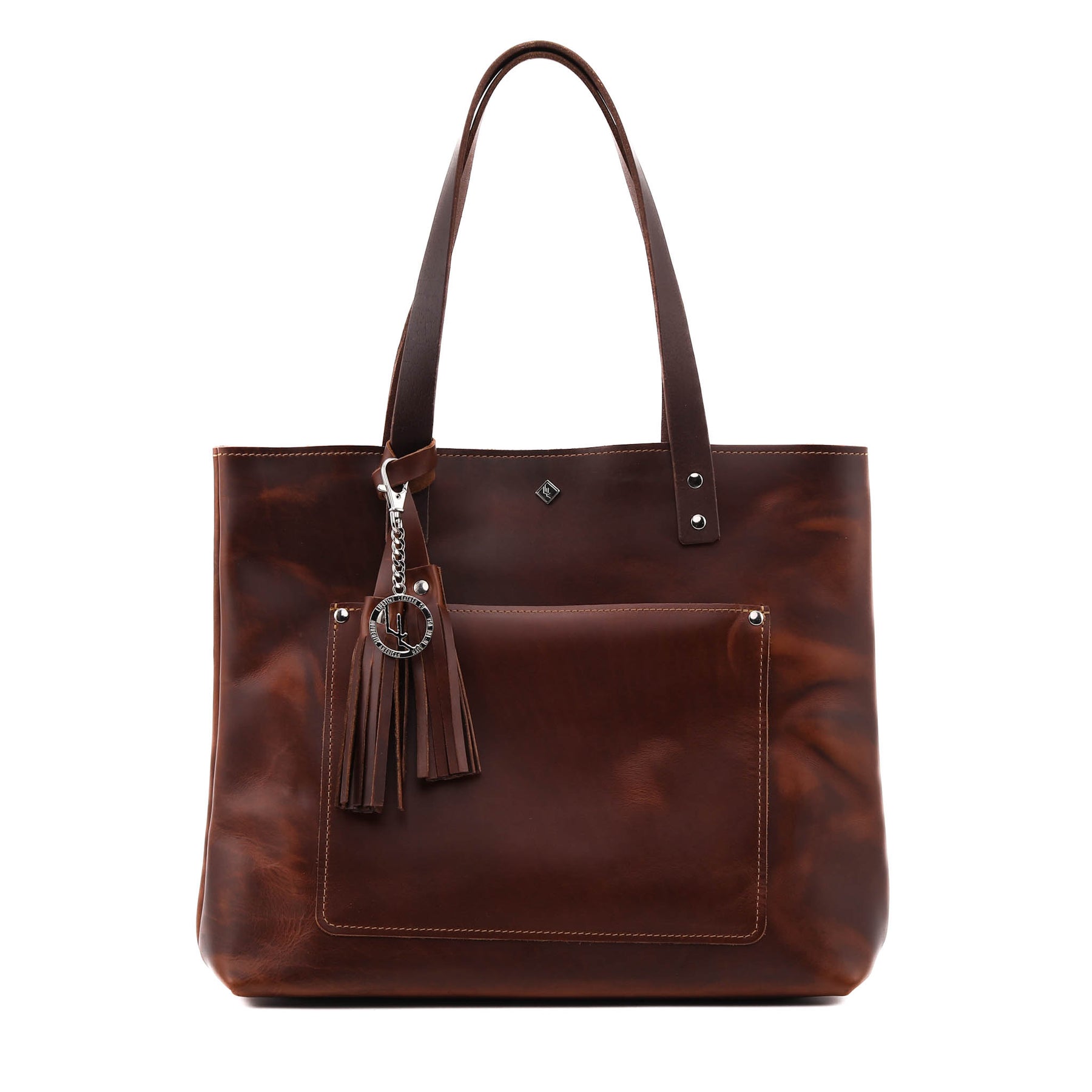 Lifetime Leather Zippered Tote Bag