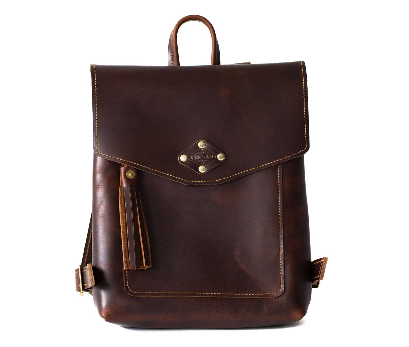 [color:Oxford Brown] Leather Rucksack - Lifetime Leather Co