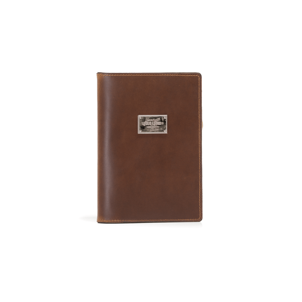 [color:Oxford Brown] Leather Steno Pad - Lifetime Leather Co