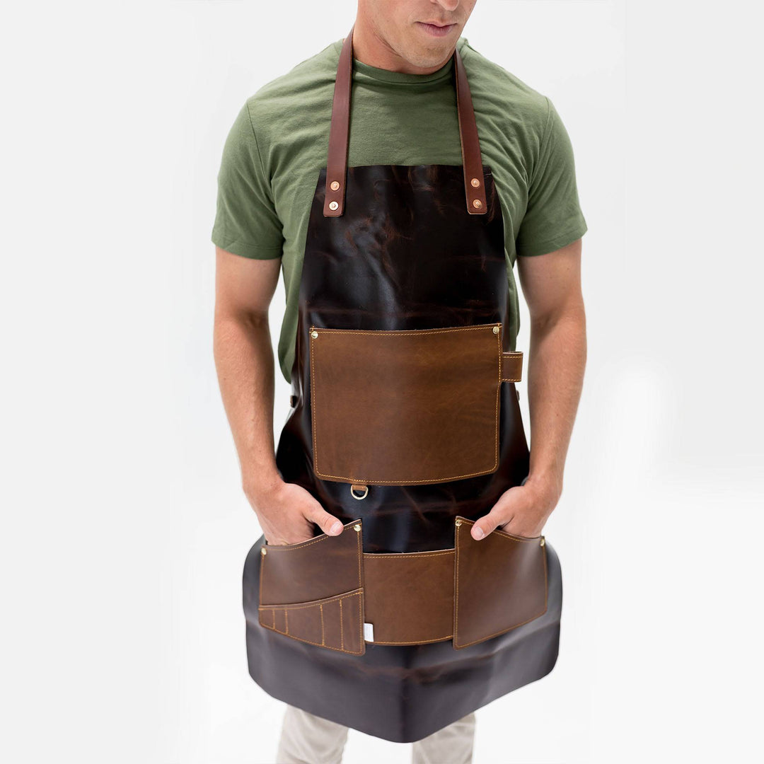 Leather Apron | Welding Blacksmithing Custom Shop Apron popular | Adjustable | Leather Work Smock | Father's Day Gifts | Leather Anniversary Gifts