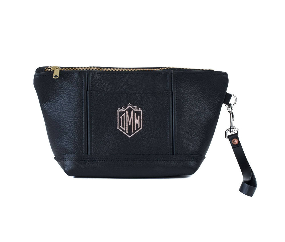 [color:Oxford Black] Women's Toiletry Bag - Lifetime Leather Co