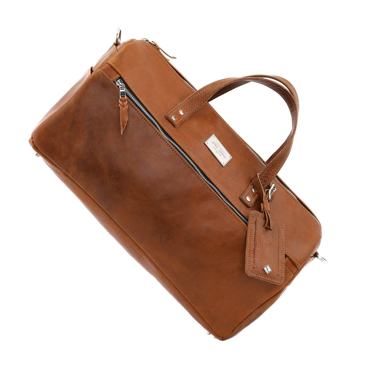 Leather Duffel Bag - 18