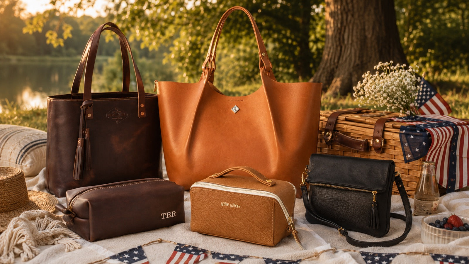 Lifetime Leather Fourth of July Sale — handmade leather goods, 10% off sitewide with code FOURTH10